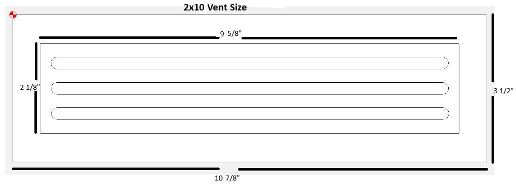2x10 Modern Vent